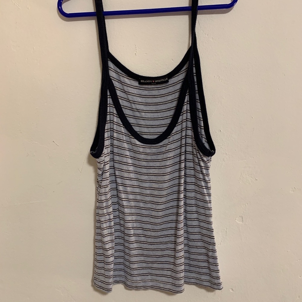 Brandy Melville blue tank top.